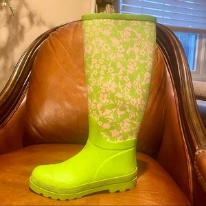 lilly rain boots
